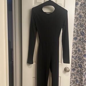 Black Long Sleeve Jumpsuit